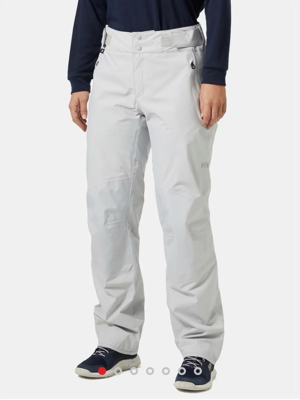 Helly Hansen Women's Light Gray Waterproof Ski Pants